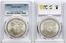 USA Morgan Dollar 1898 O PCGS MS 63