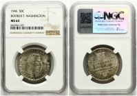 USA 1/2 Dollar 1946 Booker T Washington Memorial NGC MS 64