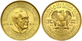 Venezuela Gold Medal 1957 Roosevelt