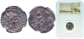 Rome Gallic Empire 269 - 270 BI Antoninianus - Victorinus (PIETAS AVG) Billon Cologne Mint 3.06g NGC CH XF RCV III 11176 RIC V.1 57 OCRE ric.5.vict.57...