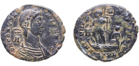 Rome Roman Empire 348 - 350 SHAL AE Nummus - Constans I (FEL TEMP REPARATIO) Bronze Arelate Mint 5.07g VF RIC VIII 127