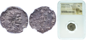 Rome Roman Empire 268 - 270 BI Antoninianus - Claudius II Gothicus (AEQVITAS AVG; Aequitas) Billon 2.6g NGC AU RIC V.1 14 OCRE ric.5.cg.14