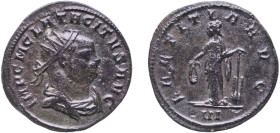Rome Roman Empire 275 - 276 BI Antoninianus - Tacitus (LAETITIA AVG; Laetitia) Billon Rome Mint 3.62g VF RIC V.1 28 OCRE ric.5.tac.28