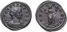 Rome Roman Empire 282 - 283 PXXI BI Antoninianus - Carus (PAX EXERCITI; Pax) Billon Ticinium Mint 3.02g XF RIC V.2 75f OCRE ric.5.car.75