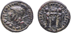 Rome Roman Empire 319 - 320 AE Nummus - Constantinus I (VICT • LAETAE PRINC PERP) Bronze 2.77g VF