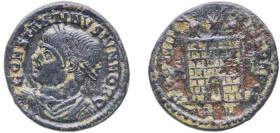 Rome Roman Empire 325 - 329 Nummus - Constantine II (PROVIDENTIAE CAESS) Bronze 3.06g VF