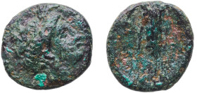 Greece (ancient) Metapontion Lucania 4th - 3rd Centuries BC AE (Demeter & Grain ear) Bronze 2.68g VF