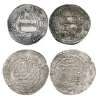 Abbasid, temp. al-Saffah (132-136h), dirham, Junday Sabur 135h, 2.78g (Lowick 2013), reverse encrustation, very fine; al-Muqtadir, dirham, Antakiya, 3...