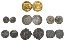 Abbasid, temp. al-Mansur (136-158h), dinar, 156h, 4.06g, clipped, very fine; together with Islamic silver (4) and bronze coins (2), poor to very fine ...