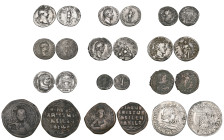 Roman, comprising denarii (4) of Trajan, 3.14g (RIC 226); Marcus Aurelius, 2.93g (RIC 142); Faustina II, 3.00g (RIC 712); Elagabalus, 2.00g (RIC 207);...