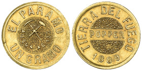 Argentina, Tierra Del Fuego, Julius Popper, gramo, 1889 (KM Tn5), extremely fine or better and toned, in NGC holder graded MS 61

Estimate: GBP 1800...