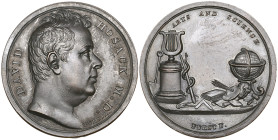 U.S.A., David Hosack, M.D. (1769-1835), Professor at the College of Physicians and Surgeons, New York, bronze portrait medal, circa 182o, by Mortiz Fu...