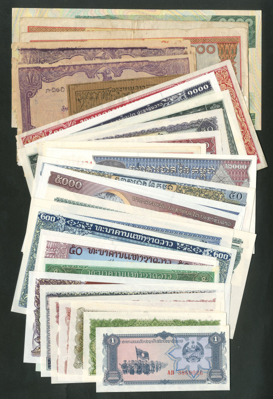 Laos and Cambodia, a collection, including Laos, Lao Issara Government, 50 att, ...
