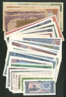 Laos and Cambodia, a collection, including Laos, Lao Issara Government, 50 att, (1945); 10 kip, (1945), 2 examples (poor condition) and 5 kip, (1962),...