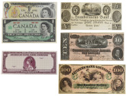 Miscellaneous American and other banknotes (6), including Warren, Pennsylvania, The Lumberman's Bank, $5, 1838, Confederate states, Richmond, $10, 186...