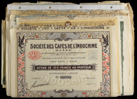 Bonds and Share Certificates: China, a substantial group of both Imperial and Republic period certificates (about 65), including: 1908 Gold Loan, £20,...