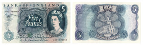 Bank of England, J.Q. Hollom (1962-66), Series C £5 (young Britannia), no. A01 000160 (D. B297), uncirculated

Estimate: GBP 350-450