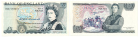 Bank of England, D.H.F. Somerset, Series D £5, with L (for litho) on reverse, no. DU57 000010, with an original manuscript signature ‘D.H.F Somerset’ ...