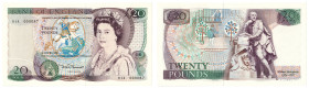 Bank of England, D.H.F. Somerset, Series D £20, no. 01A 000087, revised issue with ‘Shakespeare’s head’ watermark (D. B351), uncirculated

Estimate:...
