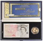 Bank of England / Royal Mint, 50th Birthday of the Prince of Wales, 1998, Debden Security Printing presentation pack comprising: (i) G.E.A. Kentfield,...
