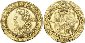 James I, Third Coinage, laurel, m.m. lis, fourth bust left, 8.92g (N. 2114; S. 2638B), very fine

Estimate: GBP 2000-2500