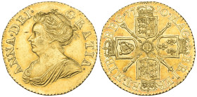 Anne, half-guinea, 1710, 4.17g (S. 3575), extremely fine and lightly toned, in NGC holder graded AU 58

Estimate: GBP 2500-3500