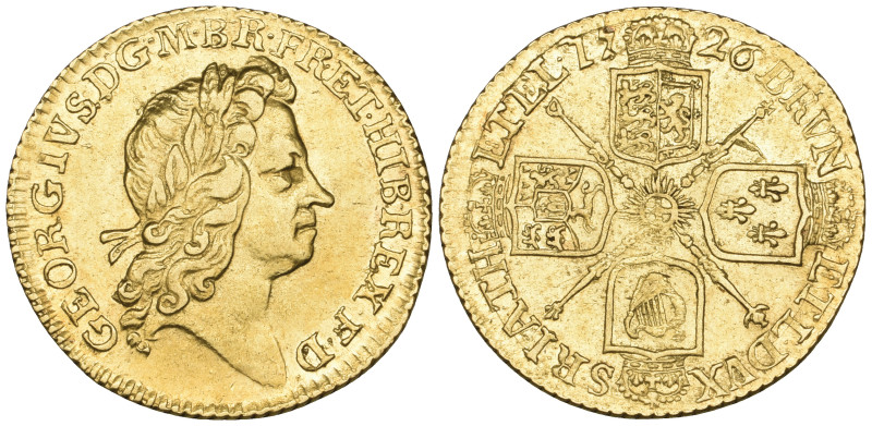 George I, half-guinea, 1726, second bust (S. 3637), very fine or rather better
...