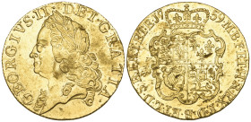 George II, old head, guinea, 1759 (S. 3680), apparently an excavated coin with numerous surface marks, otherwise uncirculated

Estimate: GBP 1200-15...