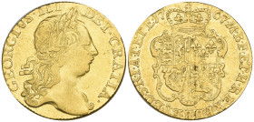 George III, guinea, 1767, third laureate head, by Richard Yeo, rev., crowned and garnished shield (S. 3727), fine to good fine

Estimate: GBP 700-10...