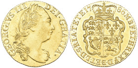 George III, guinea, 1786 (S. 3728), a few surface marks, about extremely fine

Estimate: GBP 1200-1500