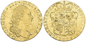 George III, half-guinea, 1776, fourth head, by Thomas Pingo (S. 3734), extremely fine

Estimate: GBP 800-1200