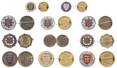 Jersey, miscellaneous coins (11): thirteenth shilling, 1866, twelfth shillings (3), 1888 (2), 1891, twenty sixth shilling (4), 1841, 1871 (2), twenty ...