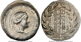 EASTERN EUROPE. Lower Danube. Uncertain tribe. Ca. 2nd-1st centuries BC. AR tetradrachm (34mm, 16.75 gm, 9h). NGC AU 5/5 - 4/5. Imitating Macedonian F...
