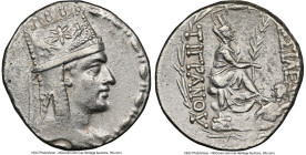 ARMENIAN KINGDOM. Tigranes II the Great (95-56 BC). AR tetradrachm (27mm, 15.76 gm, 11h). NGC Choice VF 4/5 - 2/5, brushed. Tigranocerta, ca. 80-68 BC...
