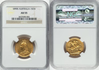 Victoria gold Sovereign 1890-S AU55 NGC, Sydney mint, KM10. HID09801242017 © 2025 Heritage Auctions | All Rights Reserved www.HA.com/TexasAuctioneerLi...