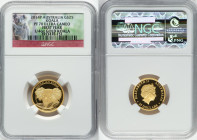 Elizabeth II gold Proof "Koala" 25 Dollars (1/4 oz) 2014-P PR70 Ultra Cameo NGC, Perth mint. First year 1/4 oz gold Koala. HID09801242017 © 2025 Herit...