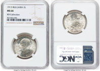 Ferdinand I 2 Leva 1913 MS64 NGC, Vienna mint, KM32. Untoned surfaces with whirling mint bloom. Ex. KB Collection From the KB Collection HID0980124201...