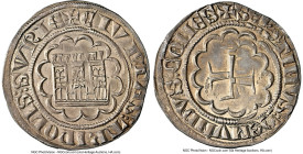 Tripoli. Bohemond VII Gros ND (1275-1287) MS62 NGC, CCS-26. 4.23gm. + CIVITAS : TRIPOLIS : SYRIE Triple-towered gateway / + SEPTIMVS : BOEMVNDVS : COM...