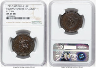 Buckinghamshire. Aylesbury 1/2 Penny Token 1796 MS63 Brown NGC, D&H-3. Plain edge. HID09801242017 © 2025 Heritage Auctions | All Rights Reserved www.H...