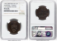 Hampshire. Portsea copper 1/2 Penny Token 1794 MS62 Brown NGC, D&H-70. Edge: AT GEORGE EDWARD. HID09801242017 © 2025 Heritage Auctions | All Rights Re...
