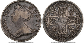 Anne 1/2 Crown 1707 Fine 15 NGC, Edinburgh mint, KM525.1, S-3604. No E below bust, Roses and Plumes in angles. HID09801242017 © 2025 Heritage Auctions...
