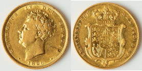 George IV gold Sovereign 1826 VF (Obverse Scratches), KM696, S-3801. 22mm. 7.96gm. HID09801242017 © 2025 Heritage Auctions | All Rights Reserved www.H...