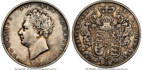 Pair of Assorted Certified 1/2 Crowns NGC, 1) George IV 1/2 Crown 1826 - XF Details (Cleaned), Royal mint, KM695 2) William IV 1/2 Crown 1836 VF30, Ro...