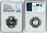 Charles III silver Colorized Proof "X-Wing Starfighter" 50 Pence 2024 PR69 Ultra Cameo NGC, Mintage: 7,510. Star Wars series. First Releases. HID09801...