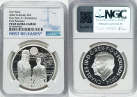 Charles III silver Proof "Han Solo & Chewbacca" 2 Pounds (1 oz) 2024 PR69 Ultra Cameo NGC, Mintage: 3,010. Star Wars series. First Releases. HID098012...