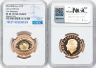 Charles III gold Proof "George Orwell" 2 Pounds 2025 PR69 Ultra Cameo NGC, Mintage: 101. EDGE: THERE WAS TRUTH AND THERE WAS UNTRUTH. First Releases. ...