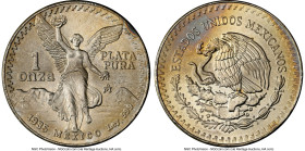 Estados Unidos 3-Piece Lot of Certified silver "Libertad" Onza Issues NGC, 1) Onza 1985-Mo - MS65 2) Onza 1987-Mo - MS65 3) Onza 1987-Mo - MS65 - Labe...
