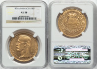 Albert I gold 100 Francs 1891-A AU58 NGC, Paris mint, KM105, Fr-13. Ex. Heritage Auction 231439 (September 2014, Lot 64315) HID09801242017 © 2025 Heri...
