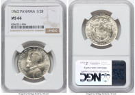Republic Pair of Certified Assorted Issues 1962 MS66 NGC, 1) 1/2 Balboa 1962 KM12.2 2) 1/10 Balboa 1962 KM10.2 British Royal mint. HID09801242017 © 20...