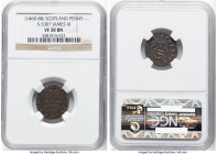 James III Penny ND (1460-88) VF30 Brown NGC, S-5307. Issue of Bishop James Kennedy of St. Andrews. This is a far superior example than most that have ...